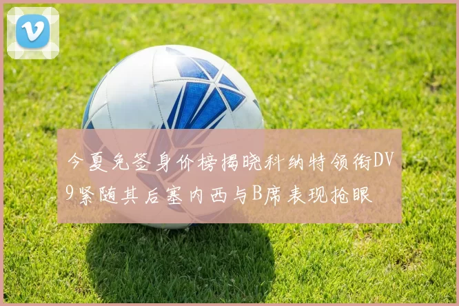 今夏免签身价榜揭晓科纳特领衔DV9紧随其后塞内西与B席表现抢眼